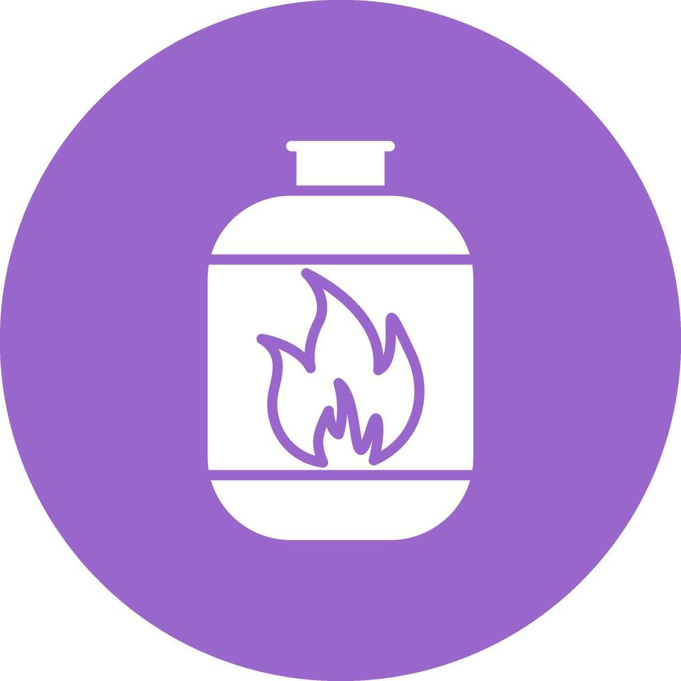 Gas Cylinder Vector Icon