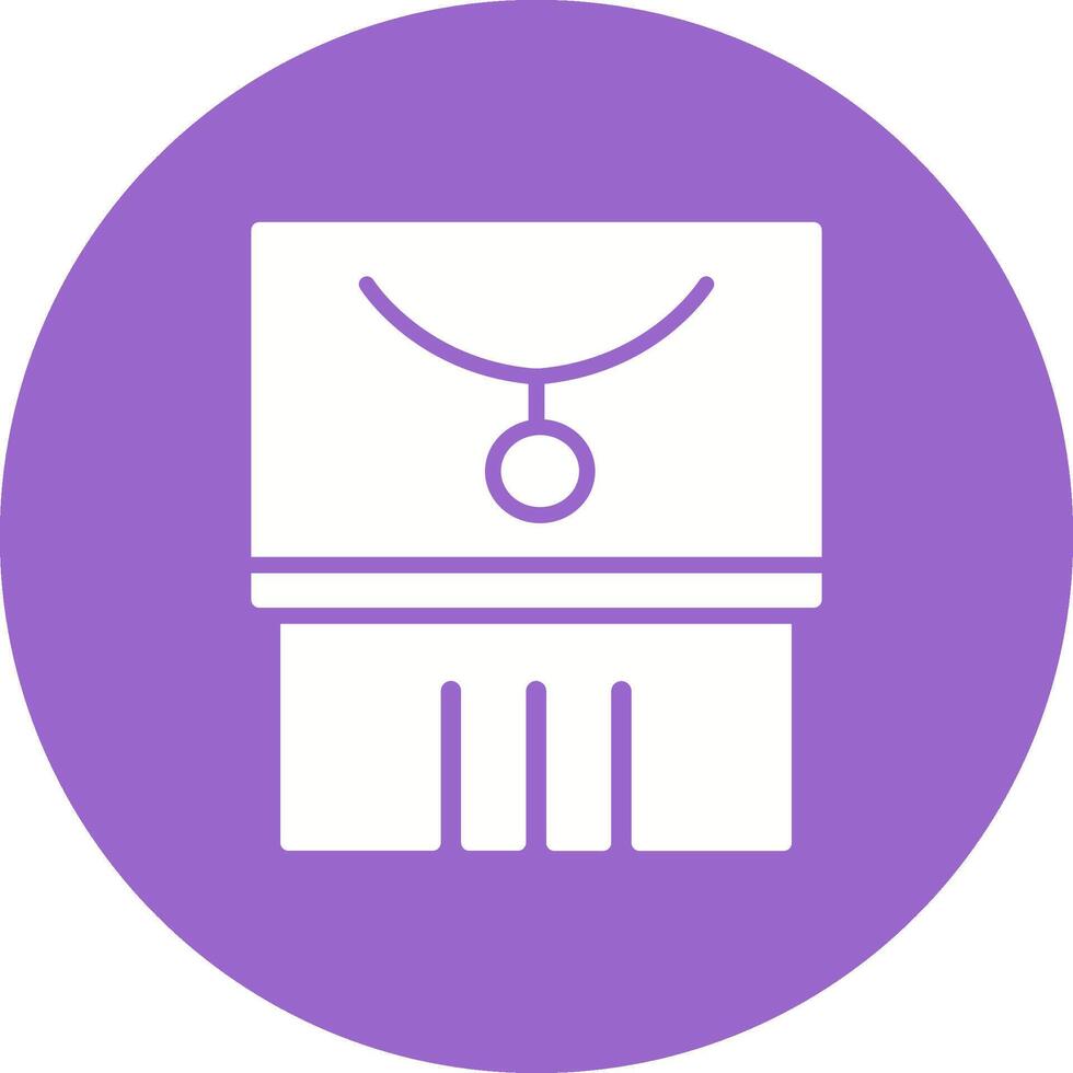 Jewel Exhibit Vector Icon