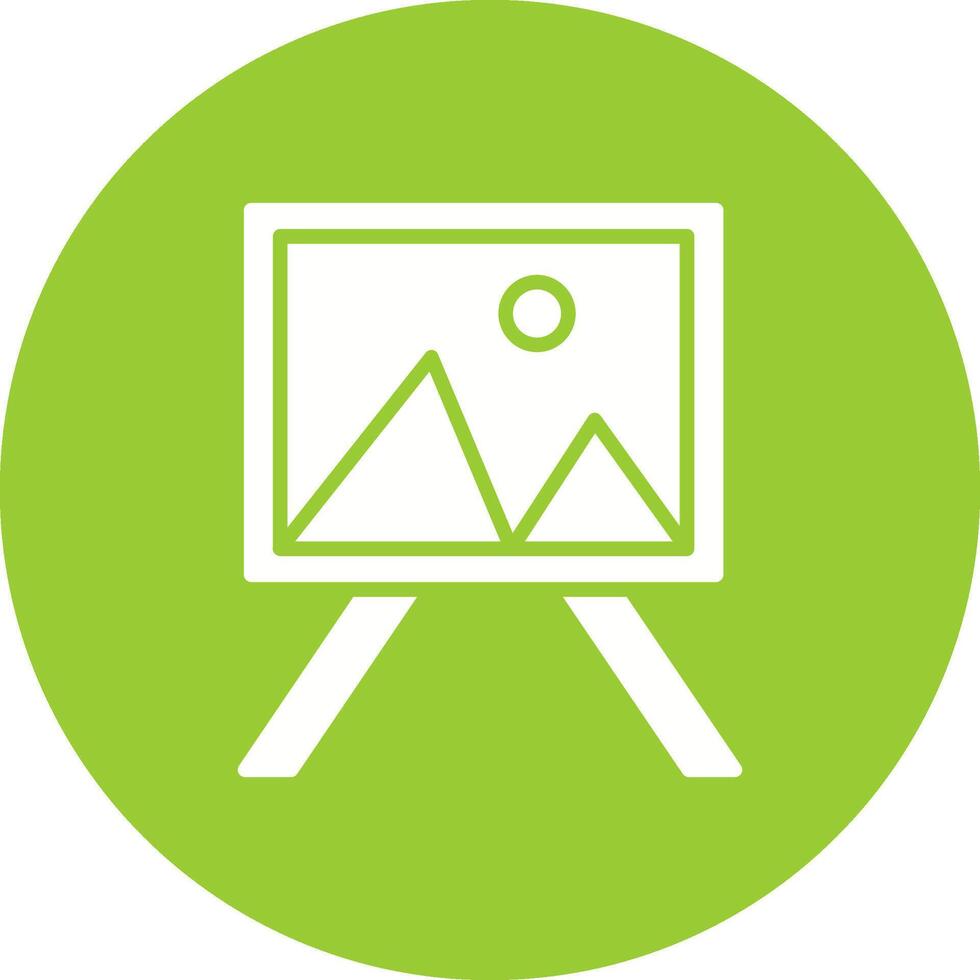 Painting of Canvass Vector Icon