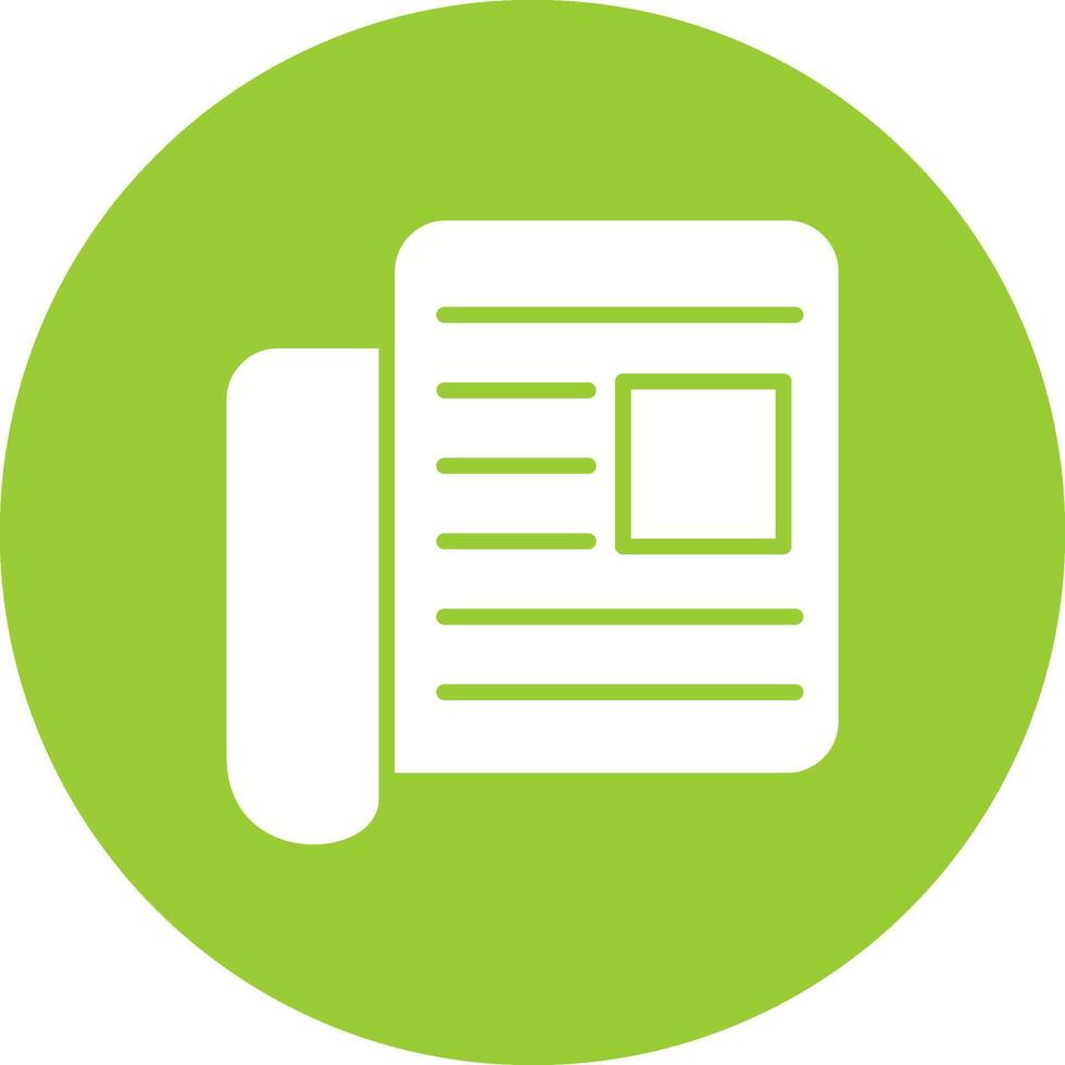 Newspaper Vector Icon