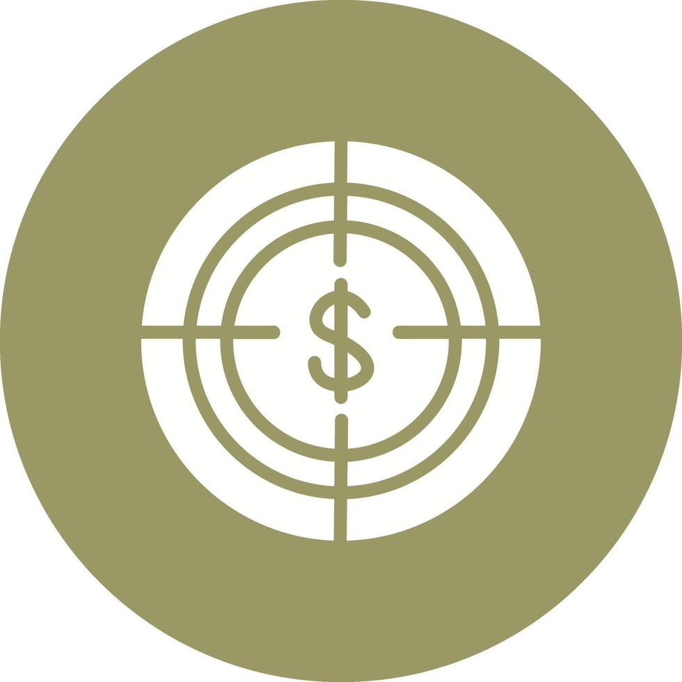 Economic Target Vector Icon