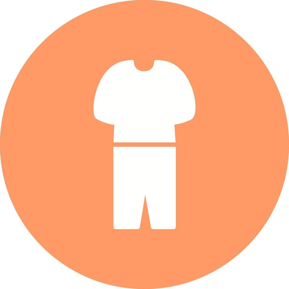 Pyjamas Suit Vector Icon