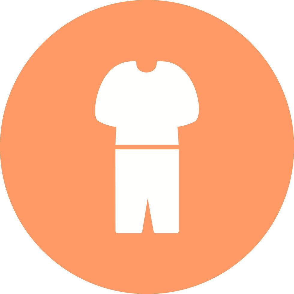 Pyjamas Suit Vector Icon