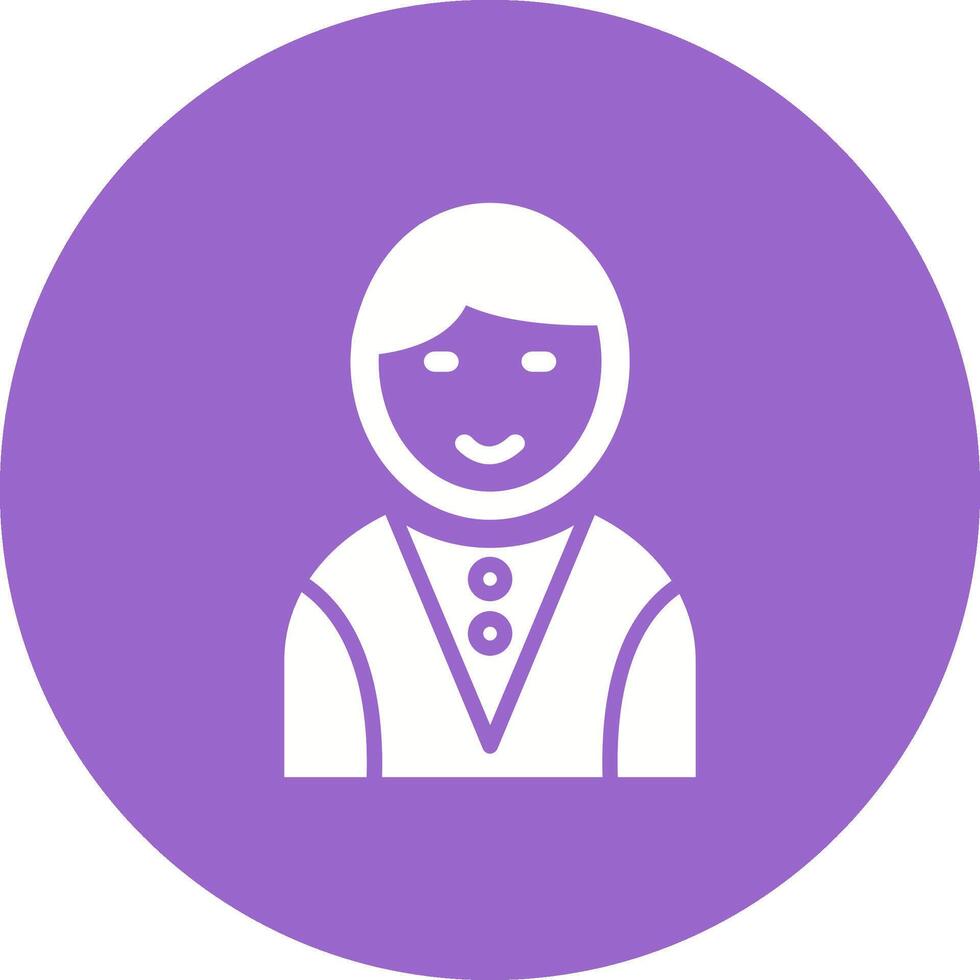 Casino Dealer Vector Icon