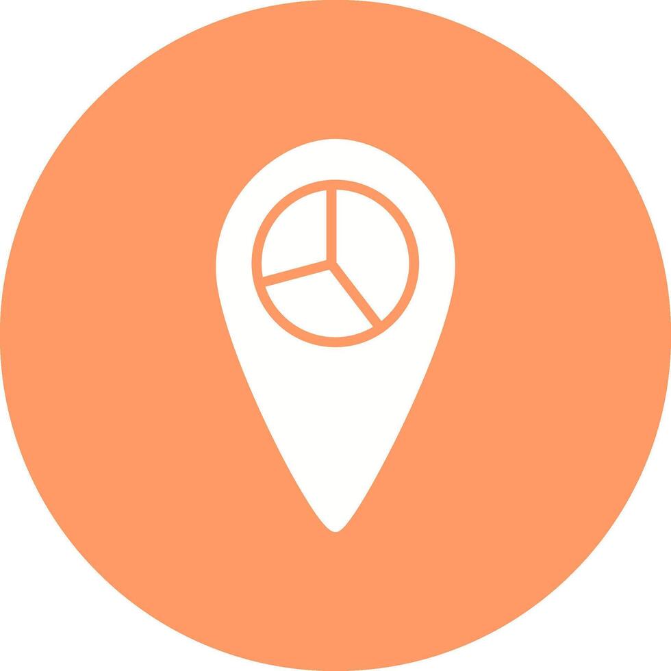 Location Statistics Vector Icon