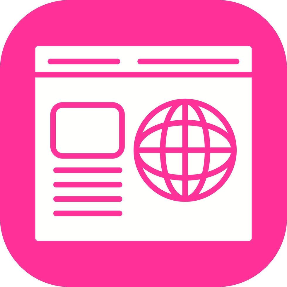 Webpage Vector Icon
