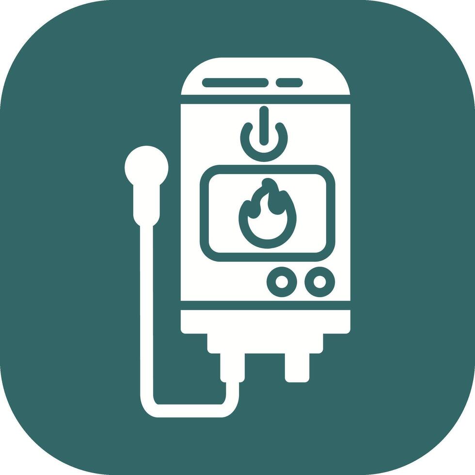 Tankless Water Heater Vector Icon