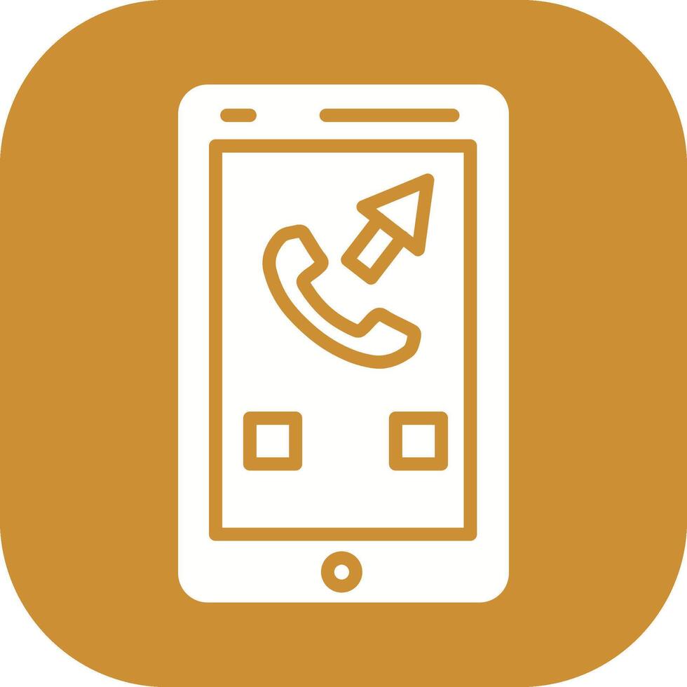 Outgoing Call Vector Icon