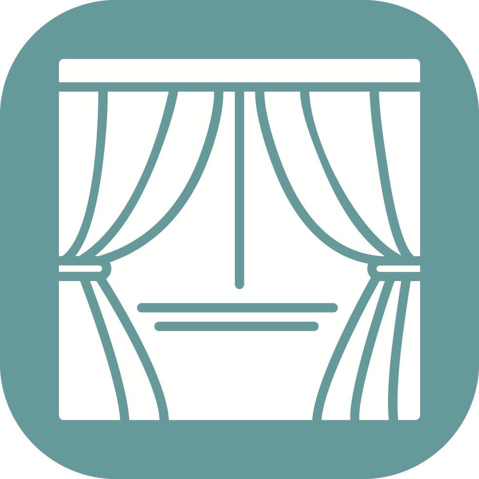 Curtains Vector Icon