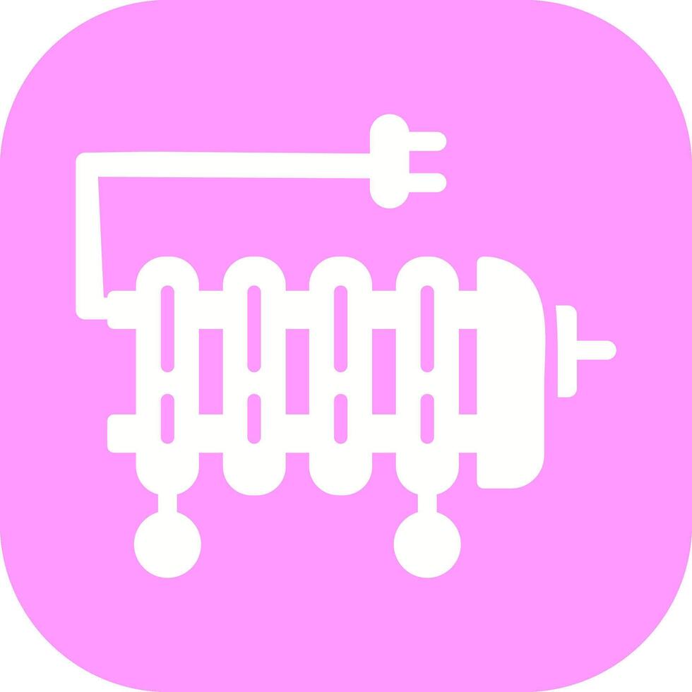 Oil Heater Vector Icon