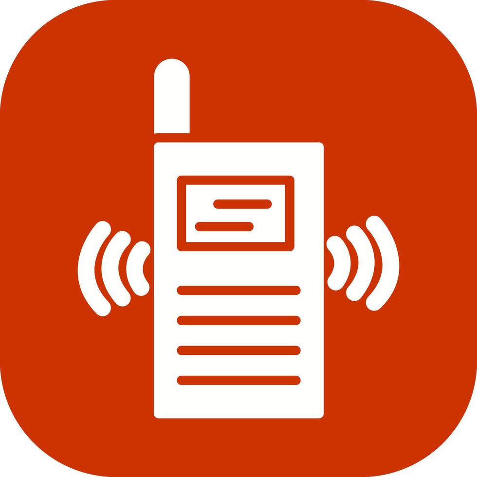 Walkie Talkie Vector Icon