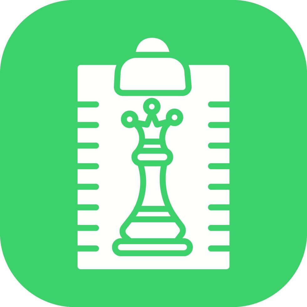 Clipboard Chess Vector Icon