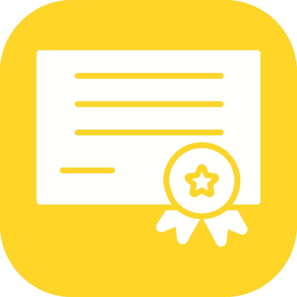 Diploma Vector Icon