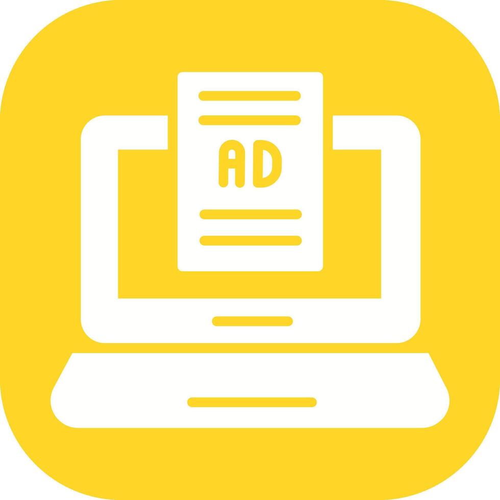 Internet Ads Vector Icon