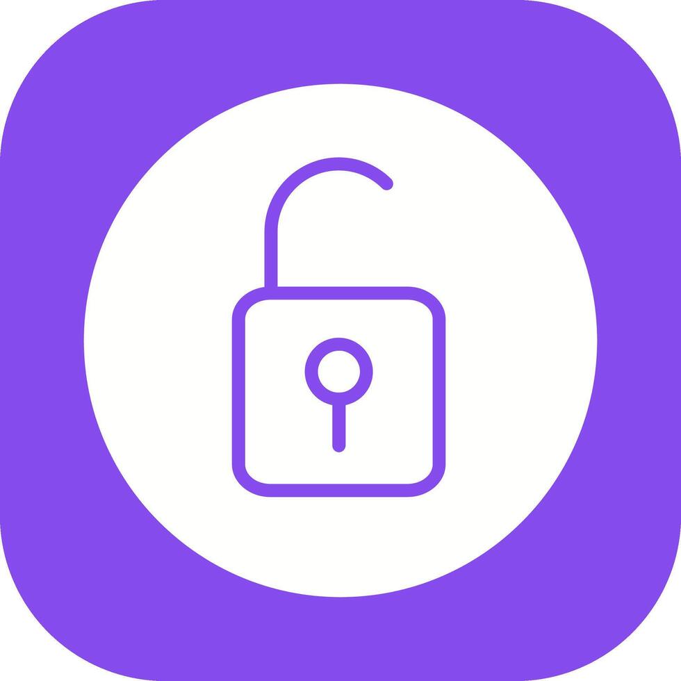 Open Lock II Vector Icon