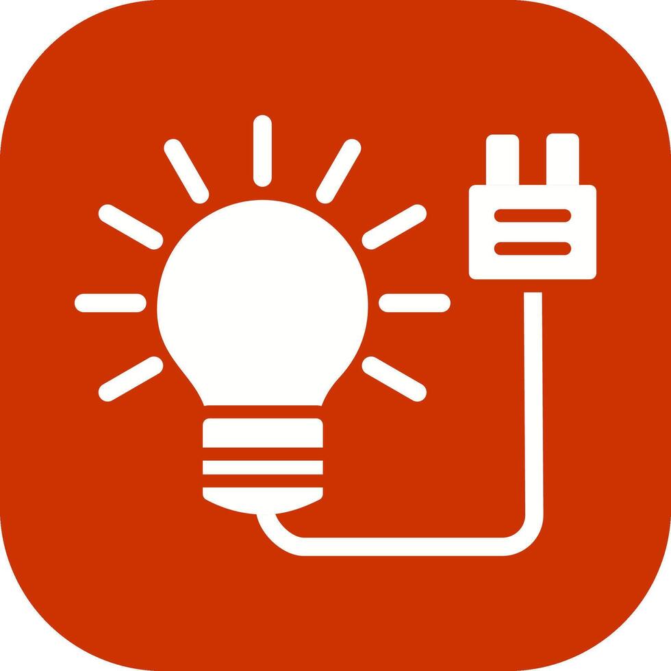 Electric Bulb Vector Icon