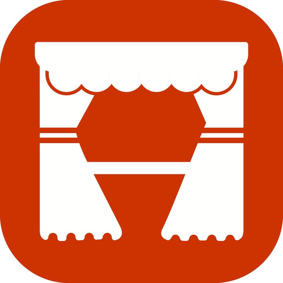 Curtains Vector Icon