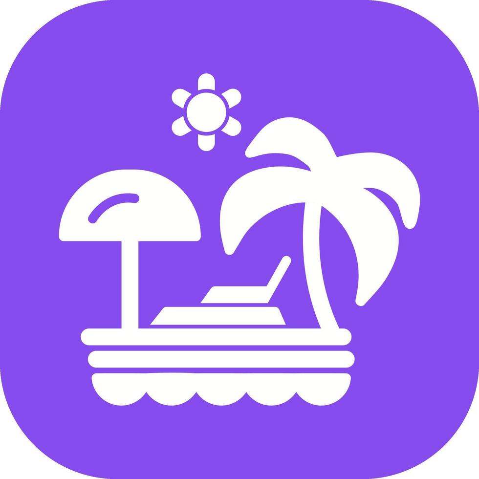 Vacation Spots Vector Icon