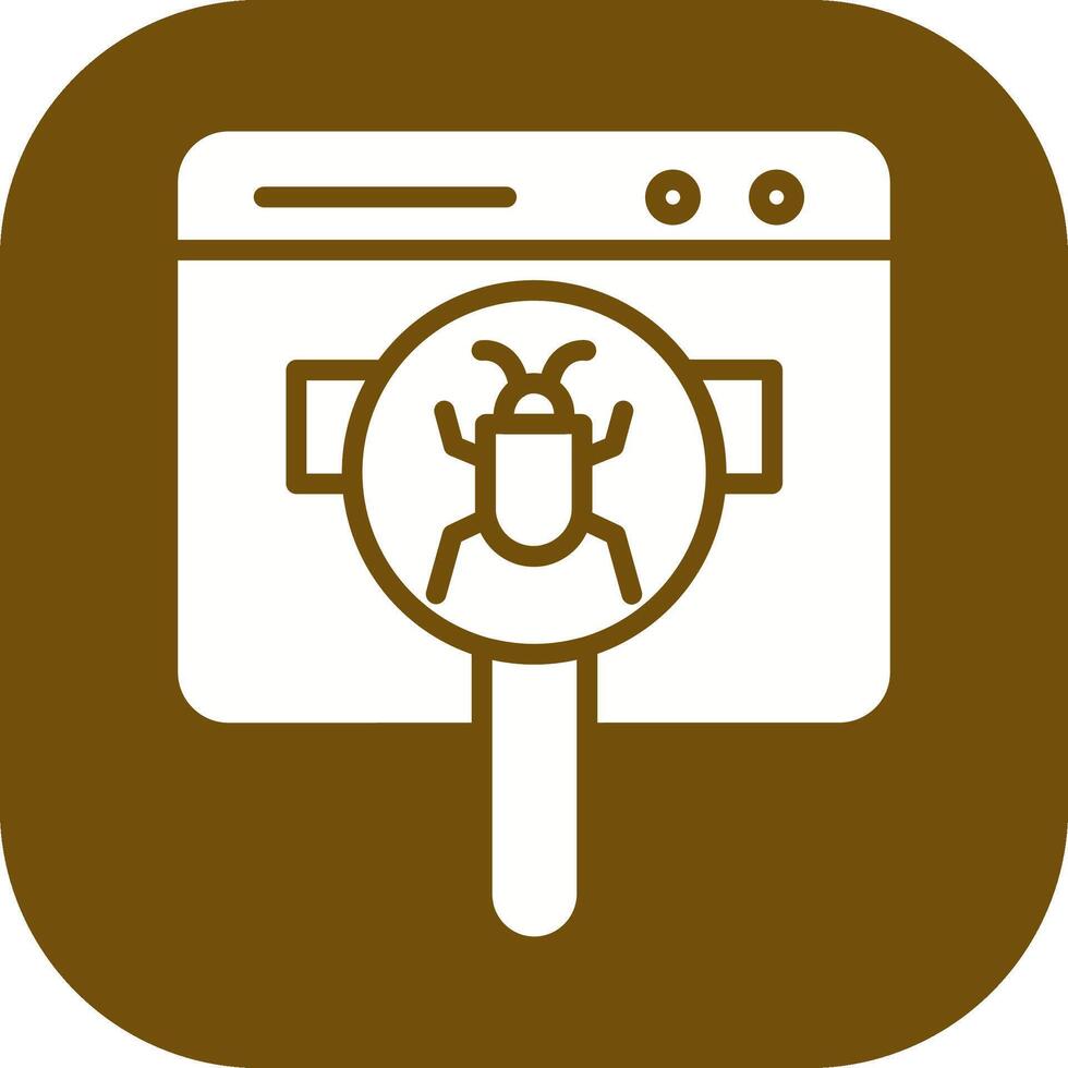 Web Bug Vector Icon