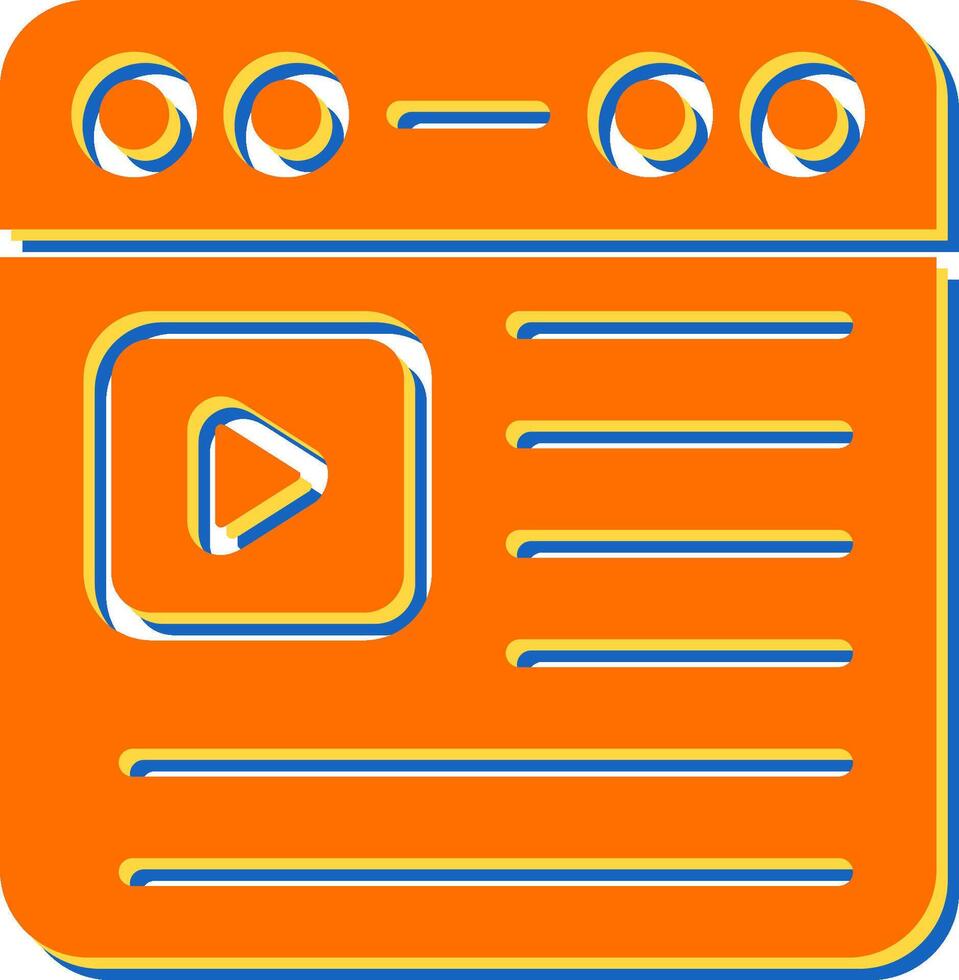 Video Vector Icon