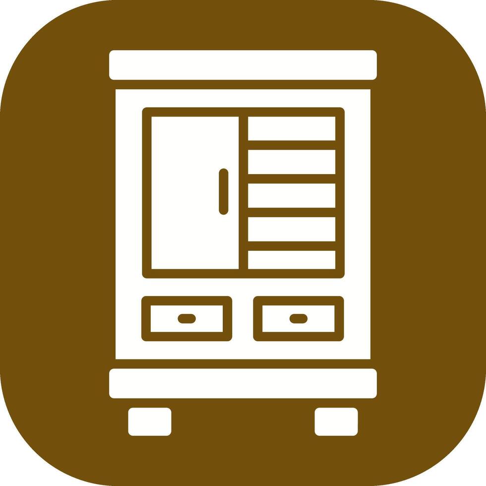 Shelves Cabinet Vector Icon