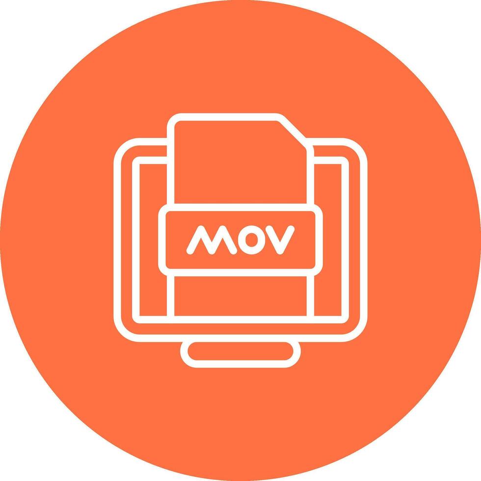 Mov File Vector Icon