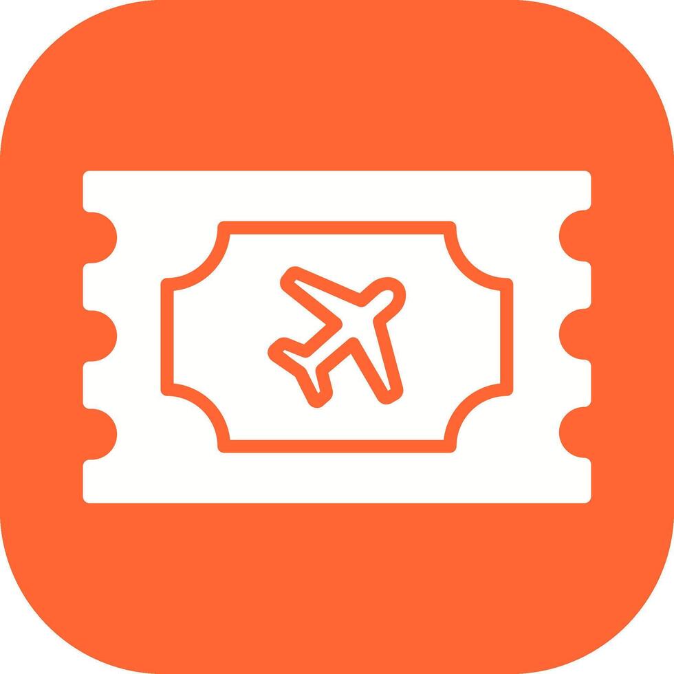 Plane Tickets Vector Icon