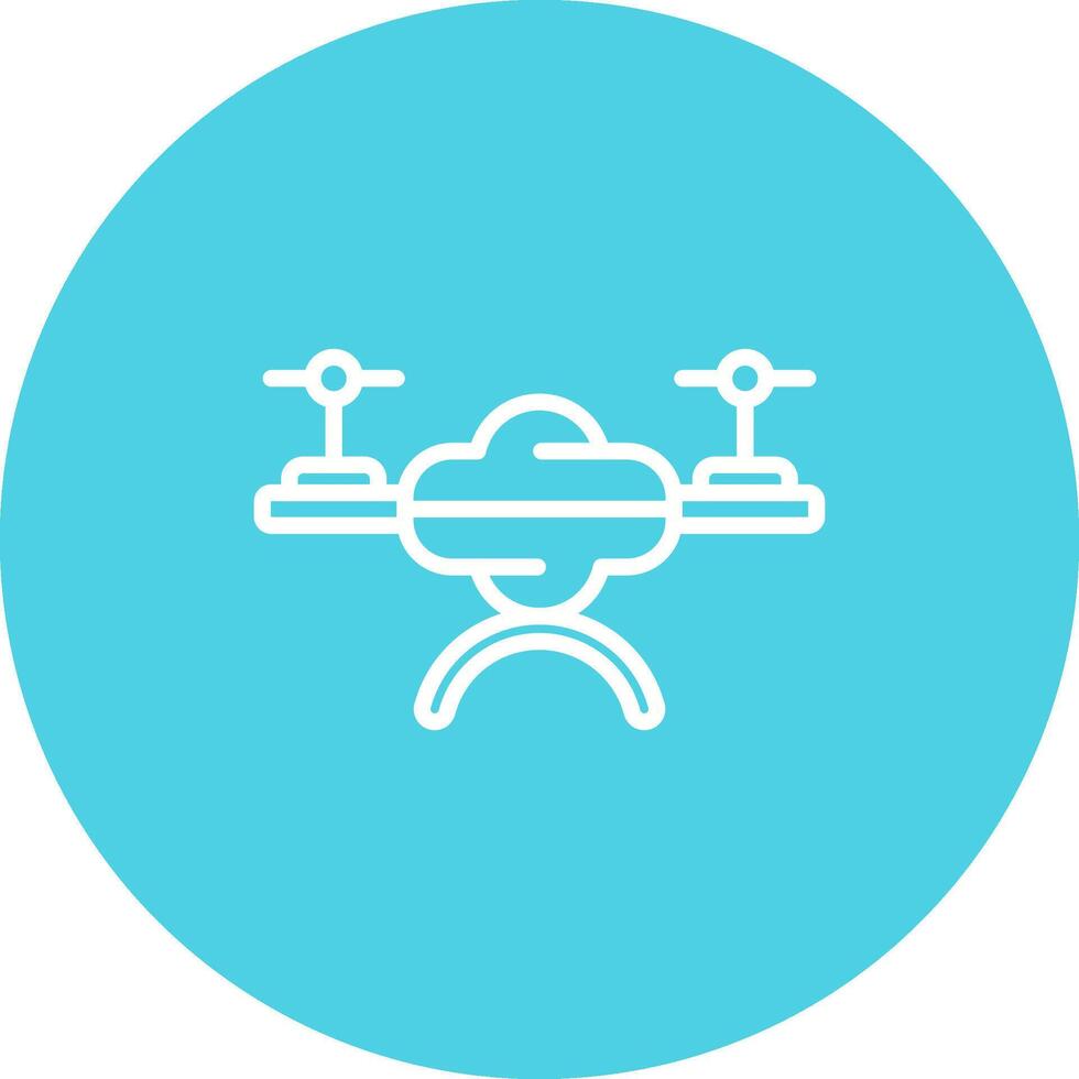 icono de vector de dron