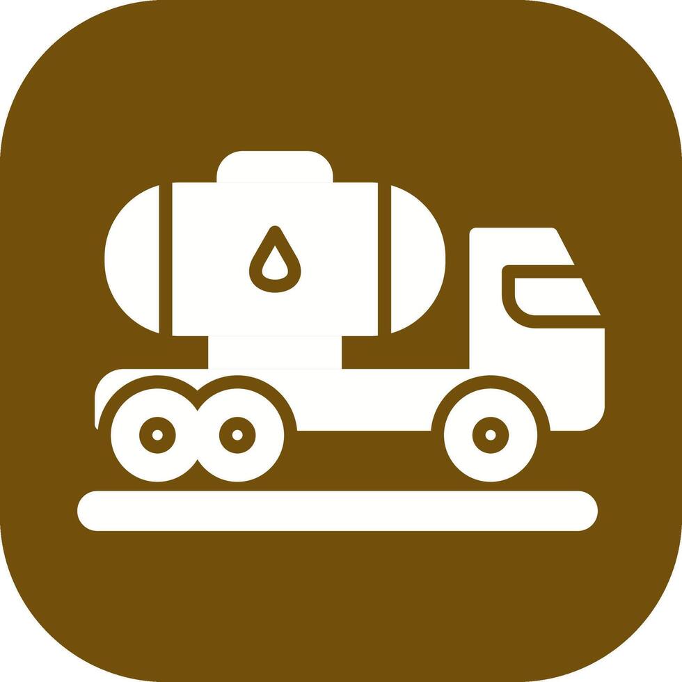 Tank Truck Vector Icon