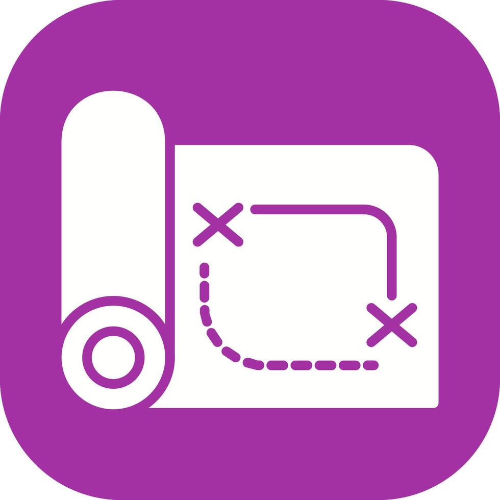 Pirate Map Vector Icon