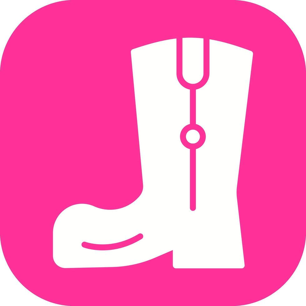 Cowboy Boot Vector Icon