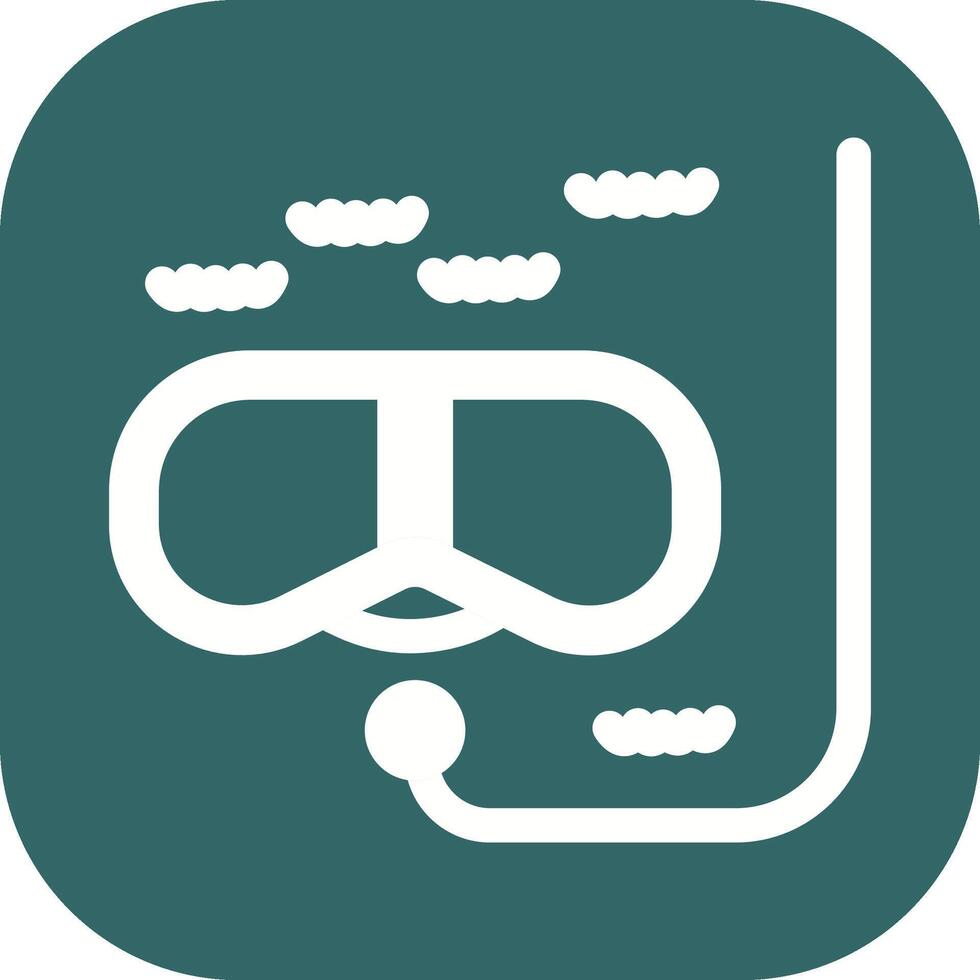 Snorkeling Vector Icon