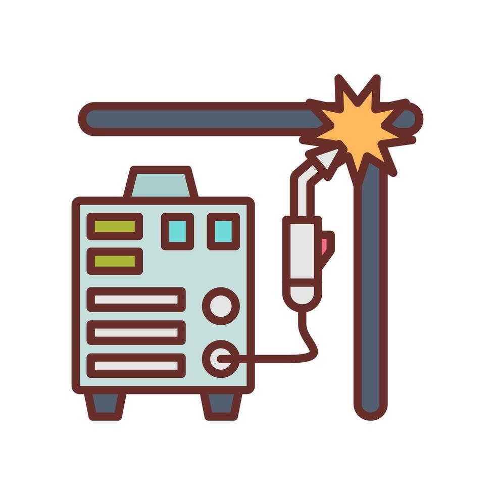 Welding Machine icon in vector. Logotype vector