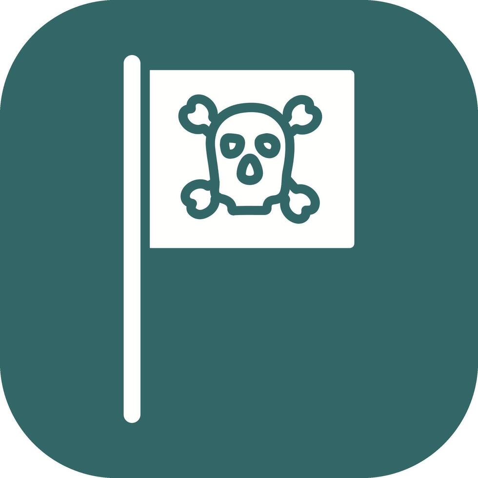 PIrate Flag I Vector Icon