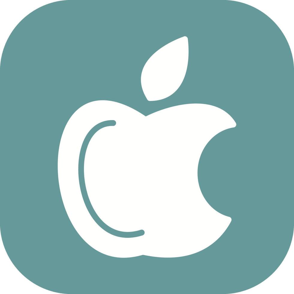 manzana logo vector icono