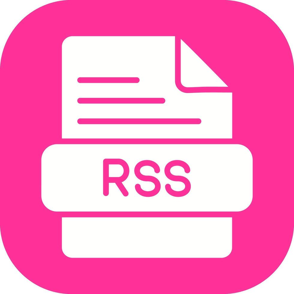 icono de vector de rss