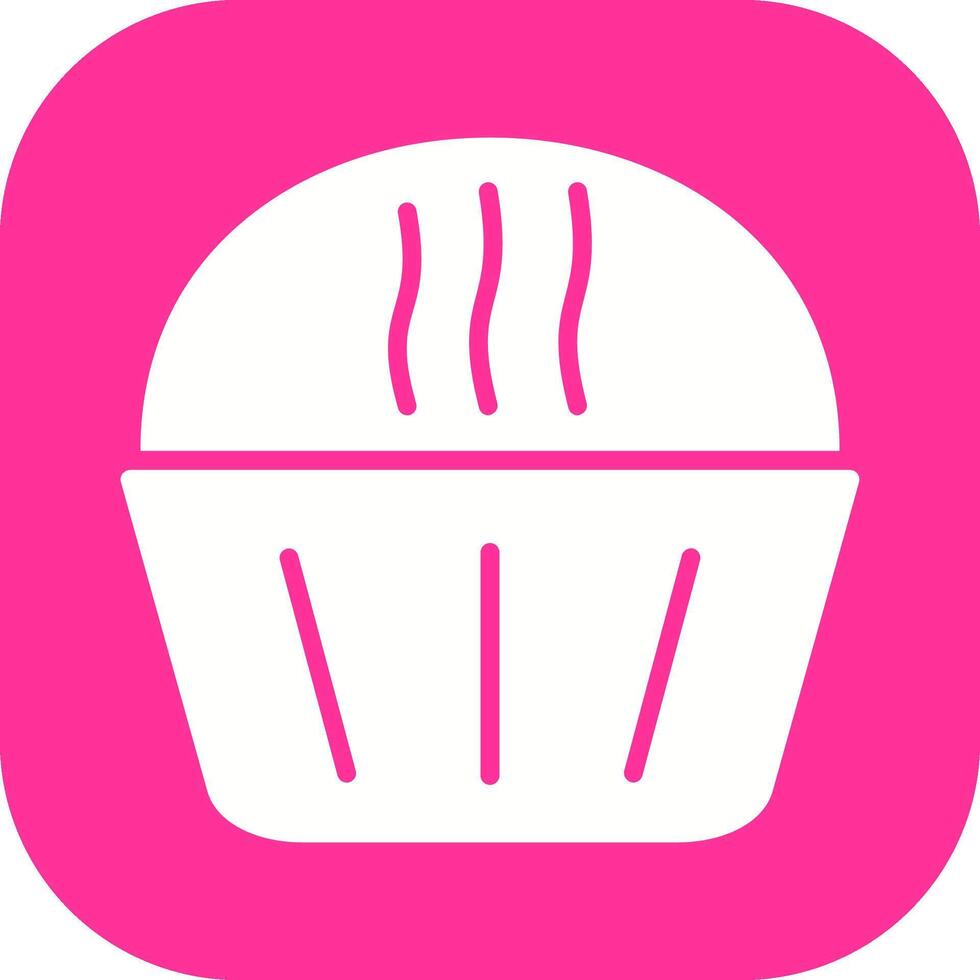 Cream Muffin Vector Icon