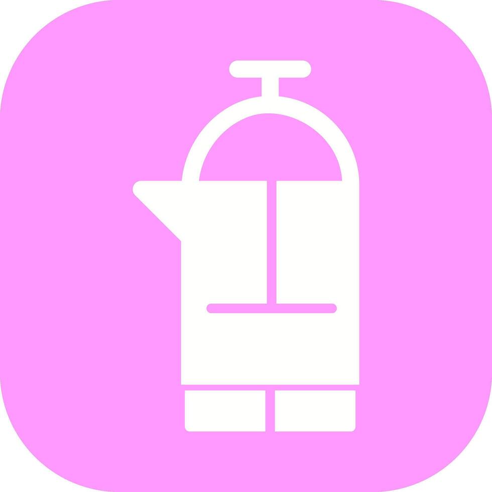 French Press Vector Icon