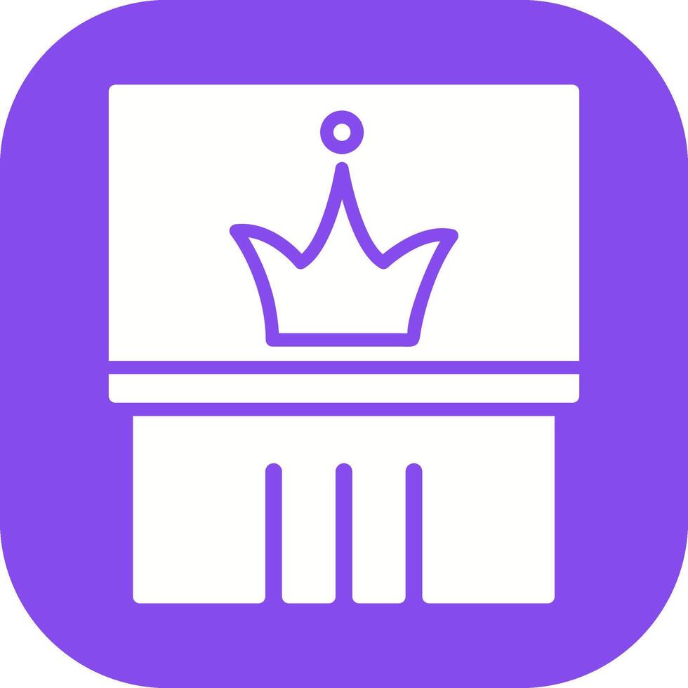 Crown Exhibit Vector Icon