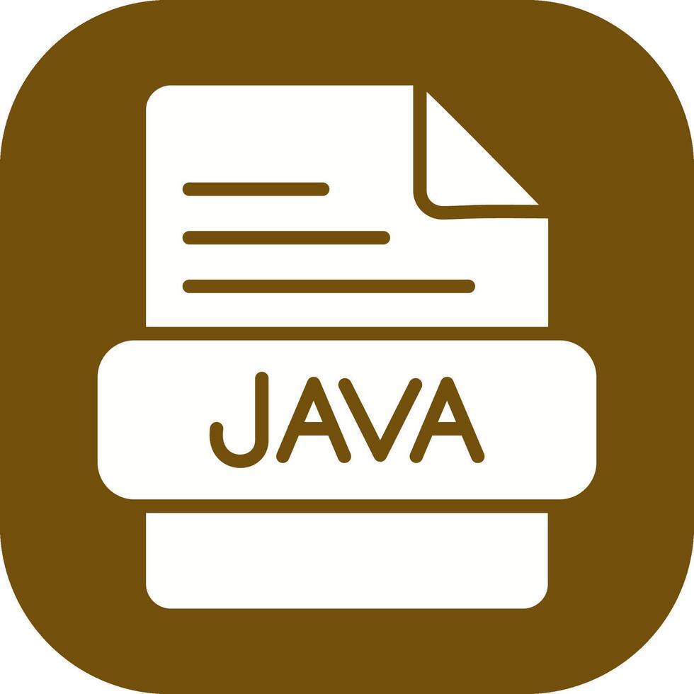 icono de vector de java