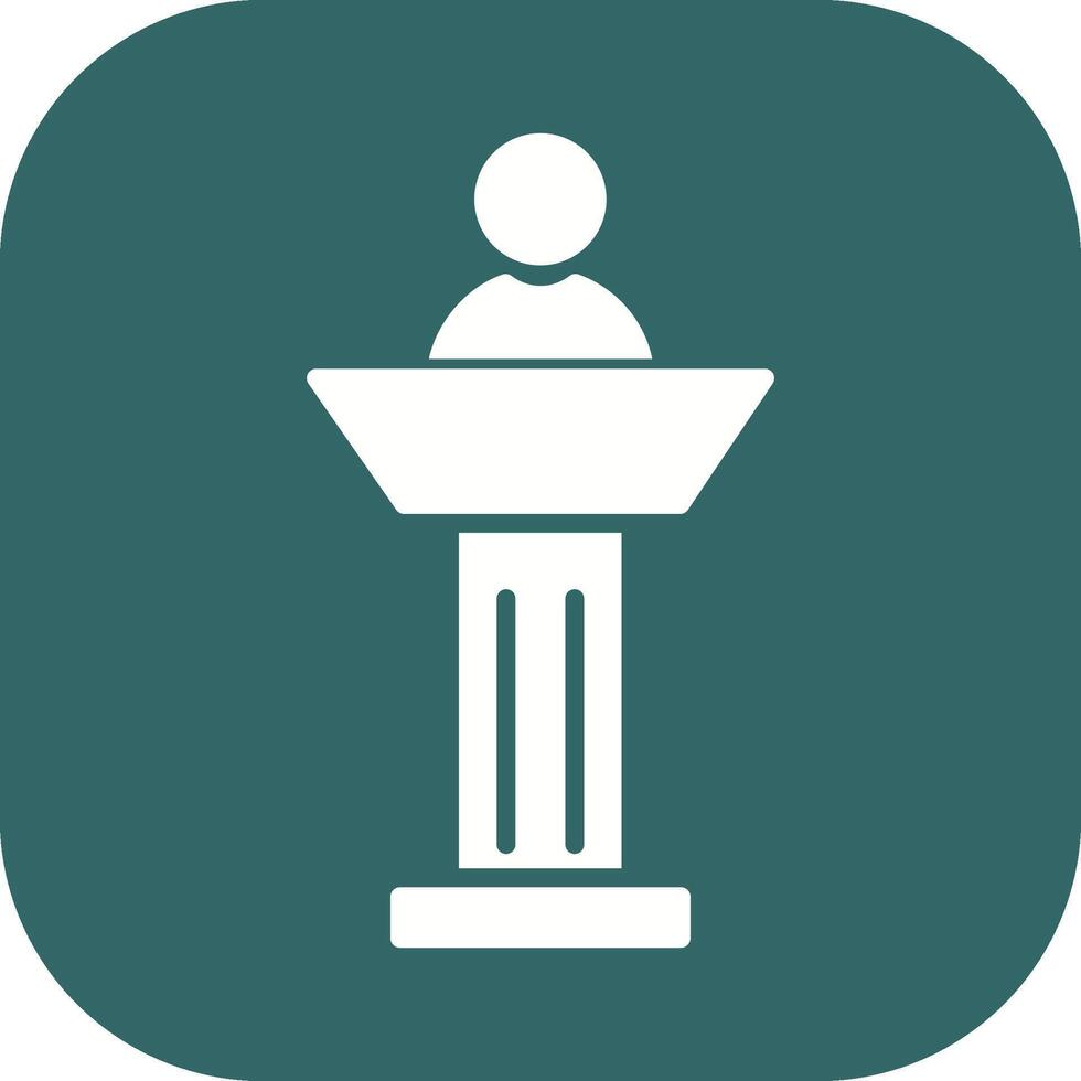 Podium Vector Icon
