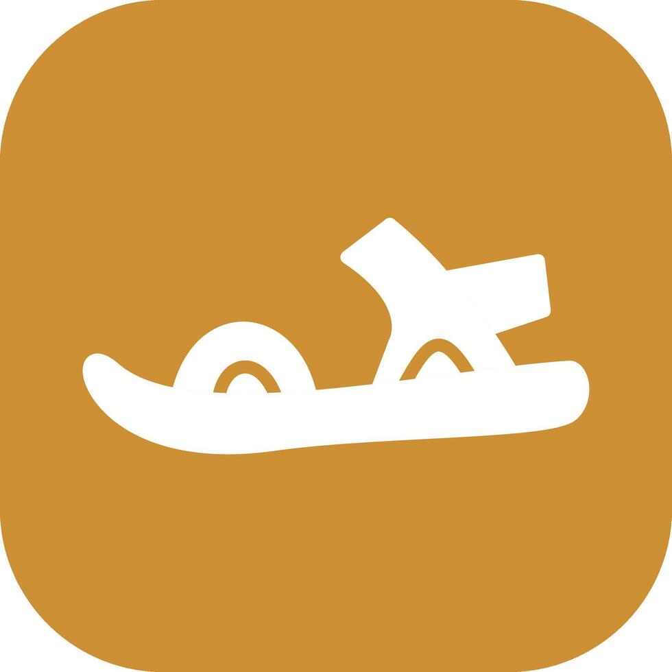 Stylish Sandals Vector Icon