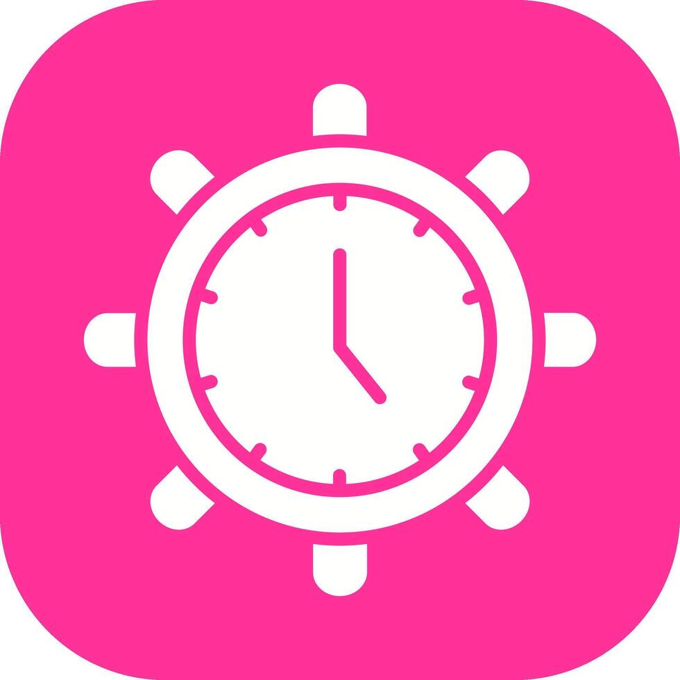 icono de vector de configuración de tiempo