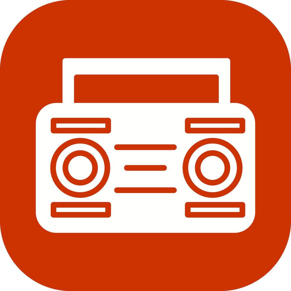 Cassette Player Vector Icon