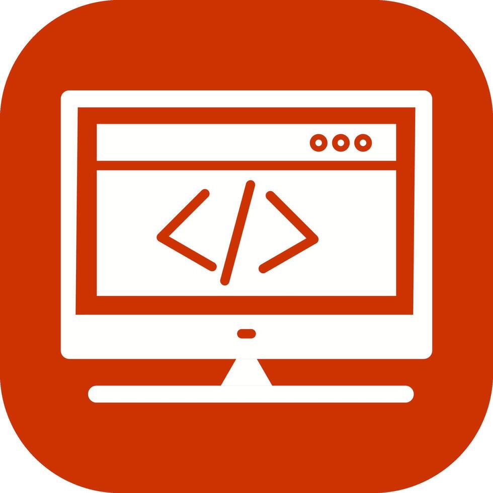HTML Coding Vector Icon