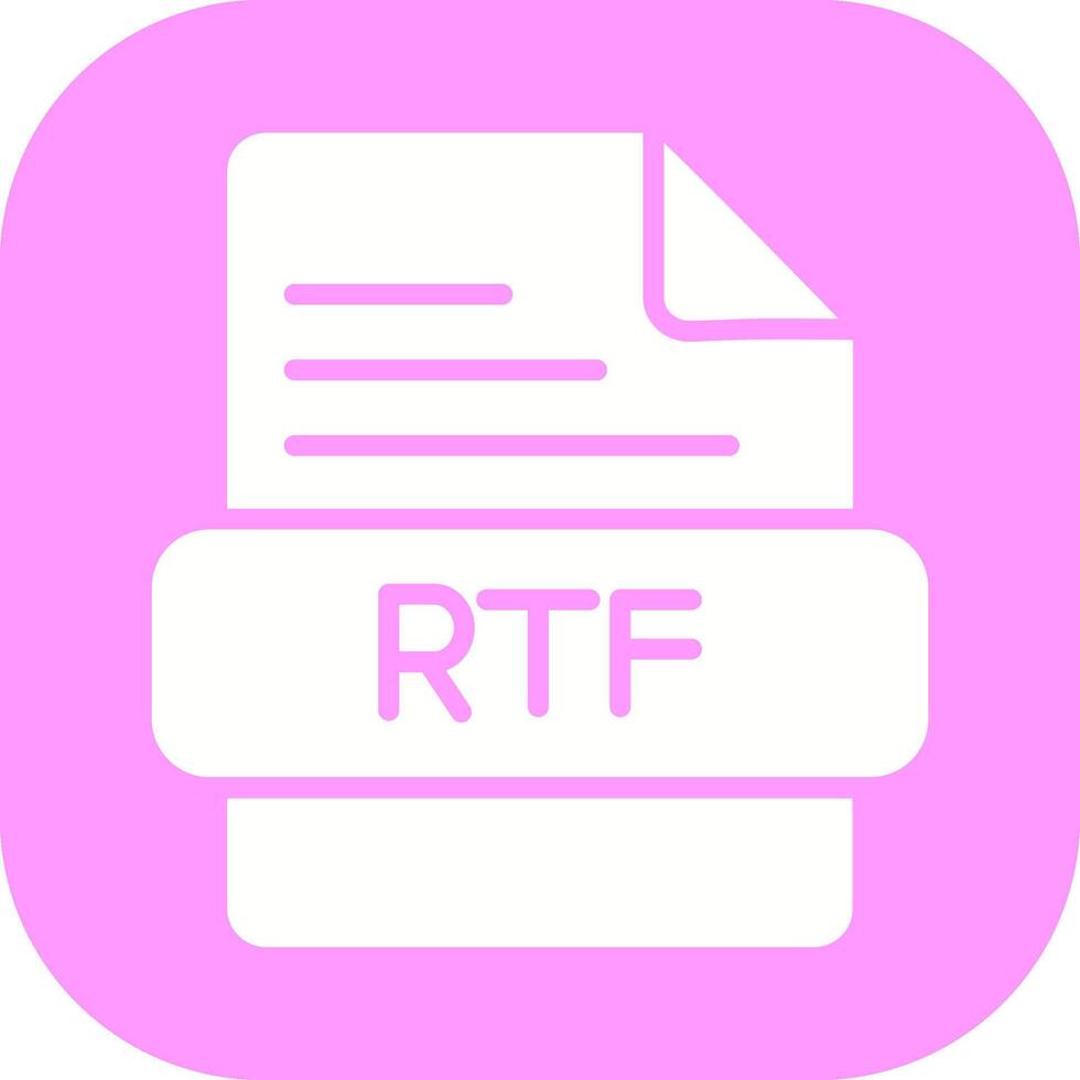 RTF Vector Icon 40367043 Vector Art at Vecteezy