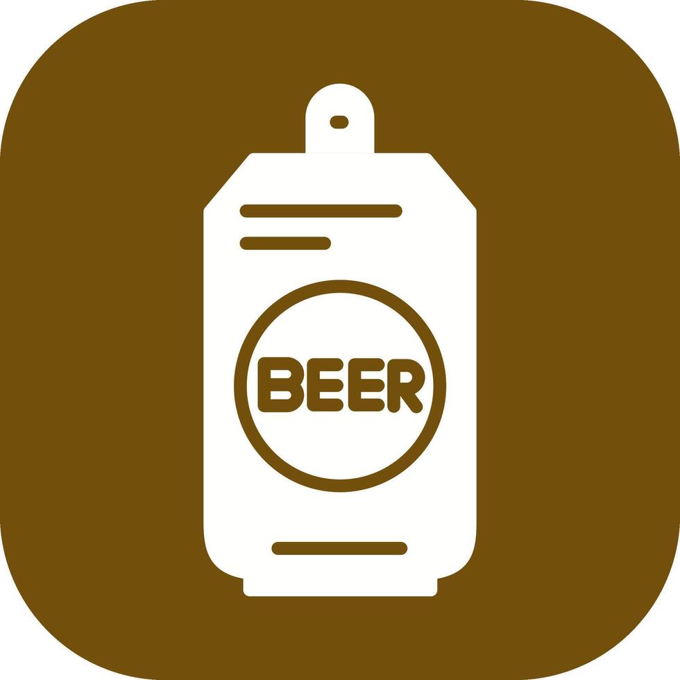 cerveza lata ii vector icono