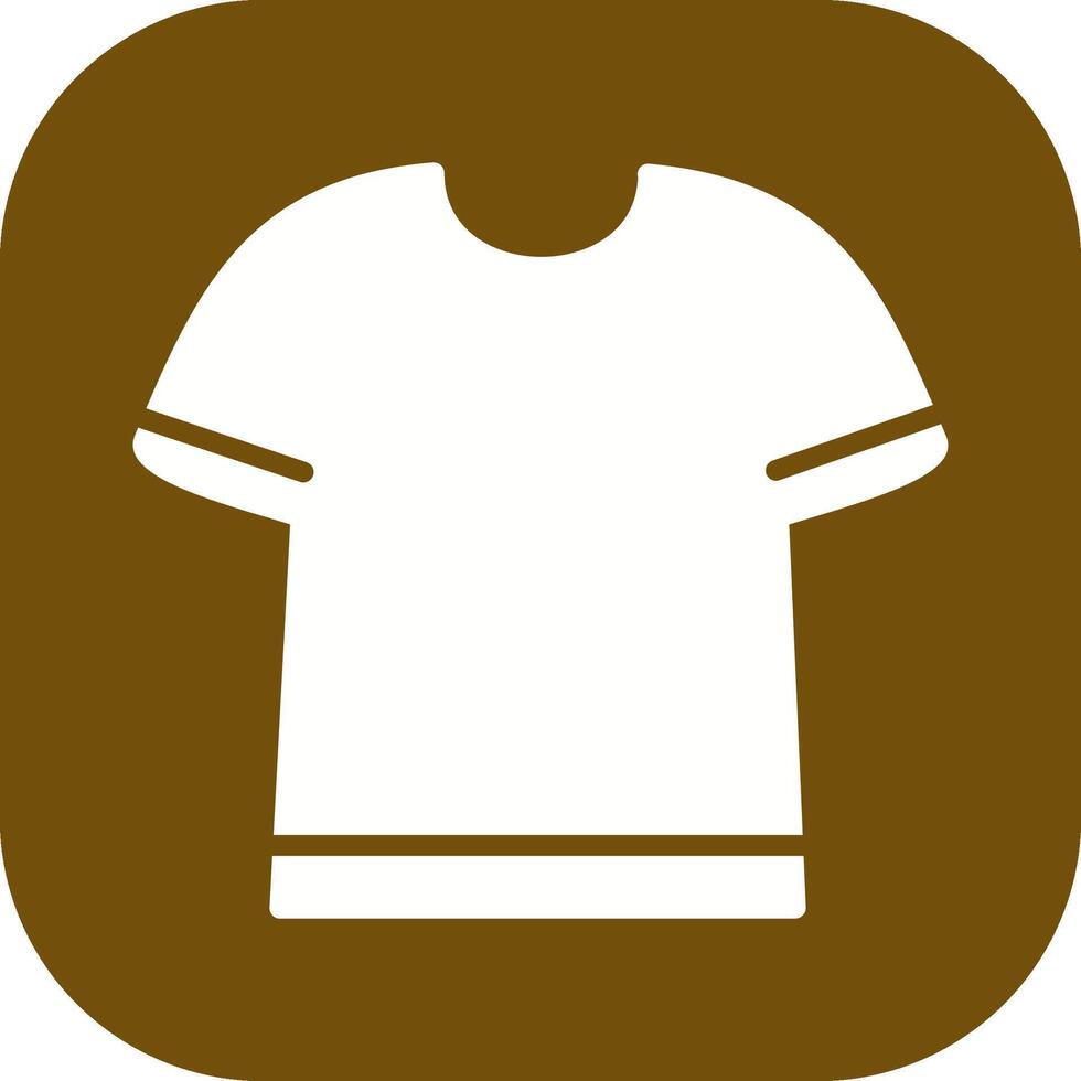 T Shirt with Lines Vector Icon