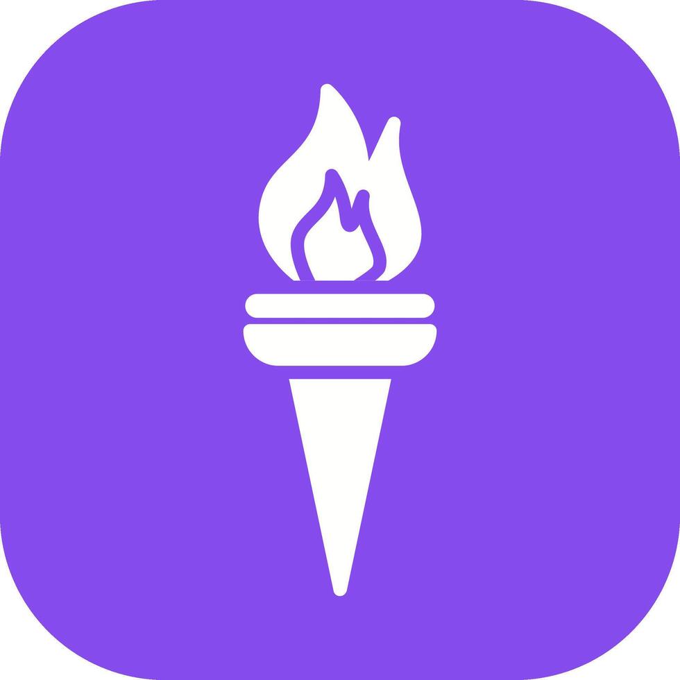 Museum Torch Vector Icon