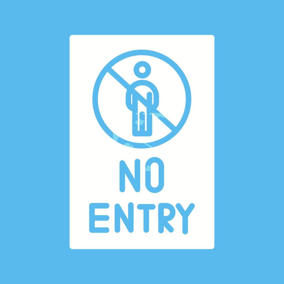 No Entry Sign Vector Icon